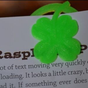Green Clover Bookmark